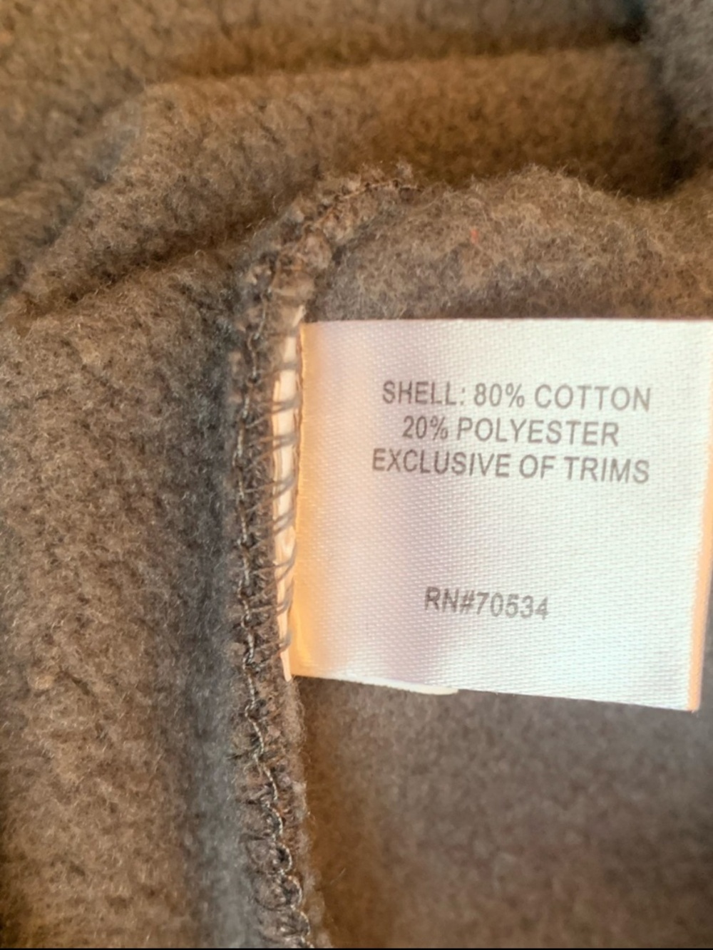 Orvis Vintage Fade Gray Black Camo Quarter Snap Pullover Sweatshirt Men’s Medium - Picture 13 of 13